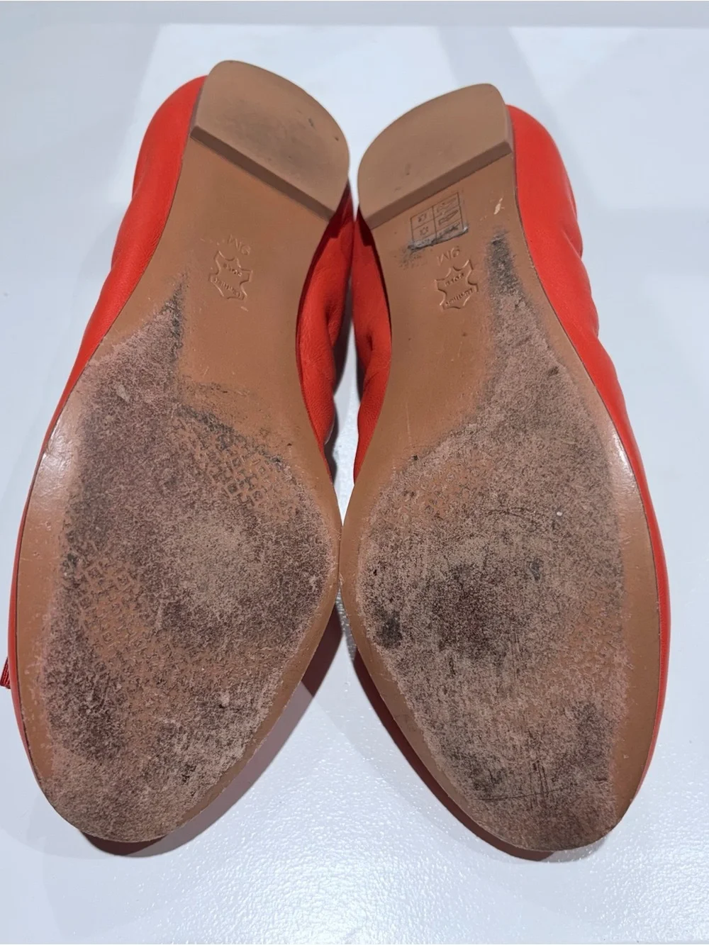 Tory Burch Sedgewick Ballet Flats Orange